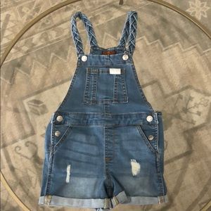 7 for all Mankind short overalls. Size 3T.